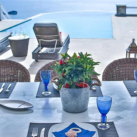 Exquisite Mykonos - Lakima - 6 Bedroom - Infinity Pool - Panoramic Sea And Sunset View - Pool Bar Fanari (Mykonos)