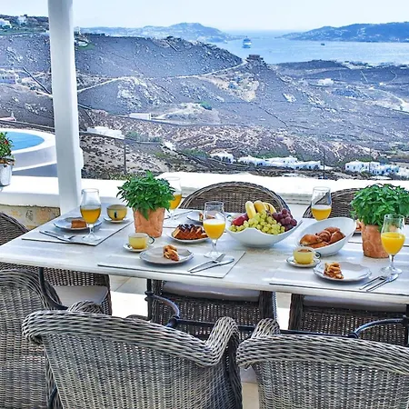 빌라 Exquisite Mykonos - Lakima - 6 Bedroom - Infinity Pool - Panoramic Sea And Sunset View - Pool Bar Fanari (Mykonos)
