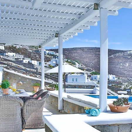Exquisite Mykonos - Lakima - 6 Bedroom - Infinity Pool - Panoramic Sea And Sunset View - Pool Bar *