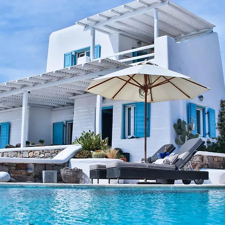 빌라 Exquisite Mykonos - Lakima - 6 Bedroom - Infinity Pool - Panoramic Sea And Sunset View - Pool Bar *