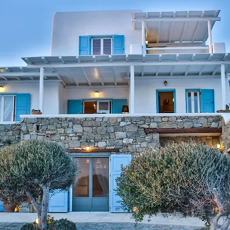 Exquisite Mykonos - Lakima - 6 Bedroom - Infinity Pool - Panoramic Sea And Sunset View - Pool Bar 빌라 *
