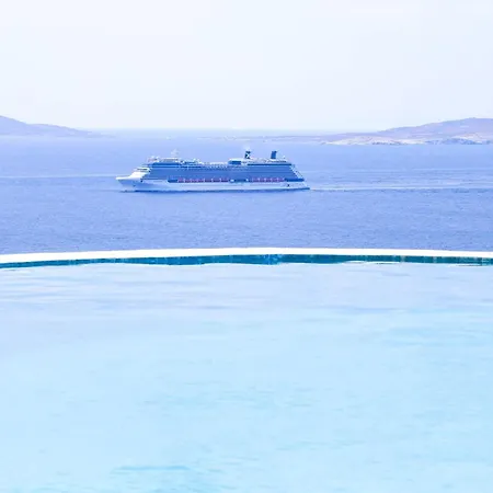 Exquisite Mykonos - Lakima - 6 Bedroom - Infinity Pool - Panoramic Sea And Sunset View - Pool Bar *