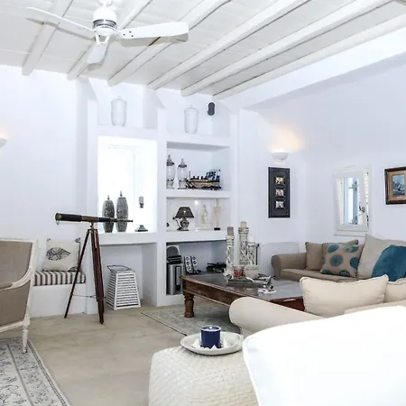 빌라 Exquisite Mykonos - Lakima - 6 Bedroom - Infinity Pool - Panoramic Sea And Sunset View - Pool Bar